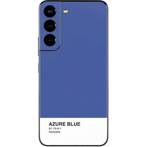 Azure Blue Galaxy S22 Skin